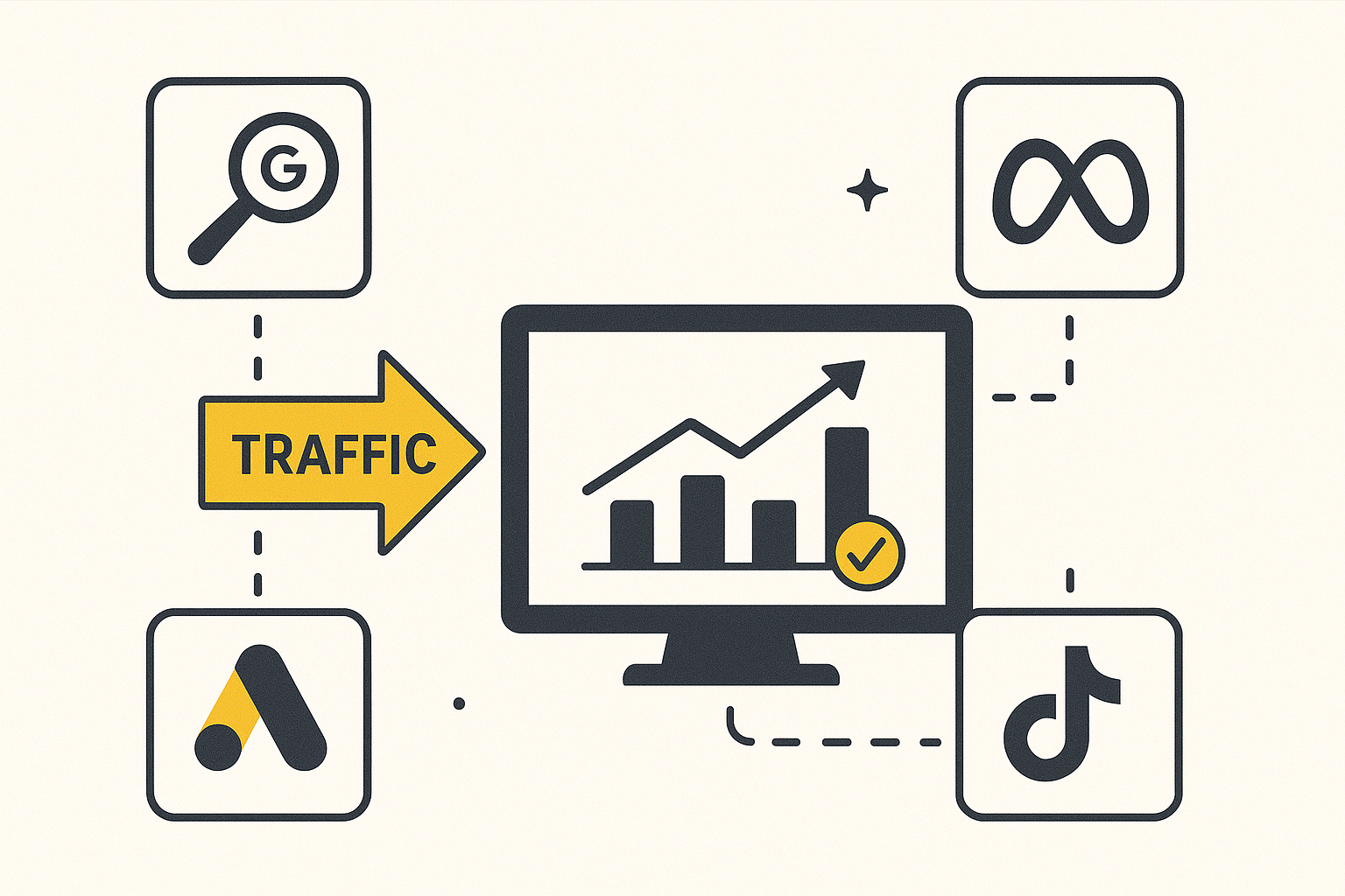 Які канали трафіку підходять для малих бізнесів у 2025